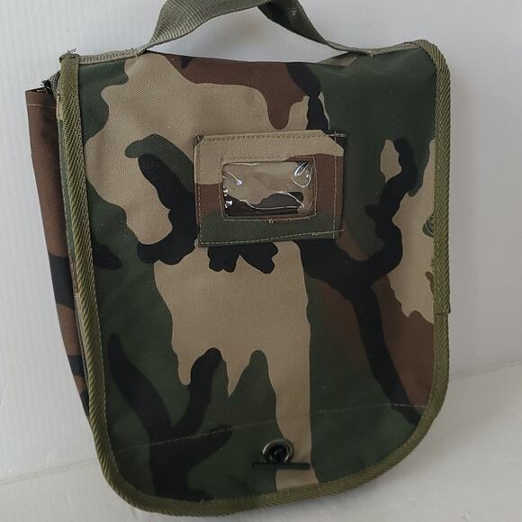 Mil-tec Unisex Shower Toiletries Camo Army Military Bag Shower Caddy - Picture 1 of 16